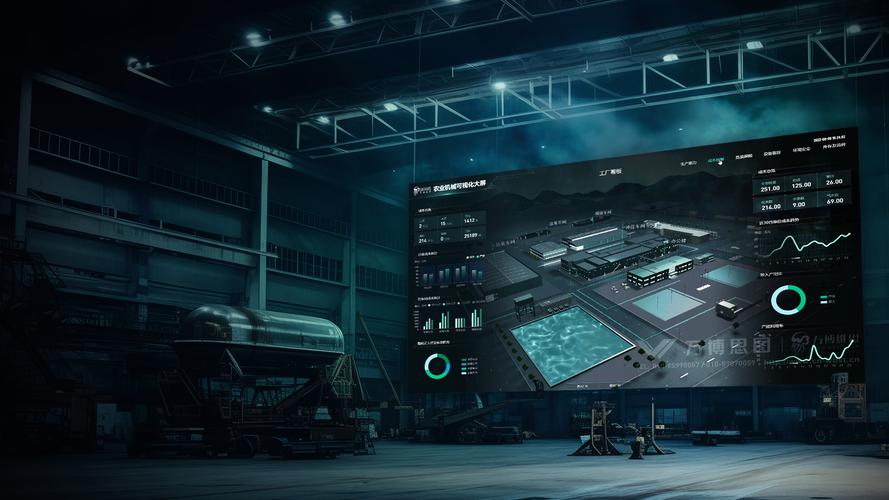 農業機械工廠數字孿生項目 數據可視化、交互設計與HTML5開發